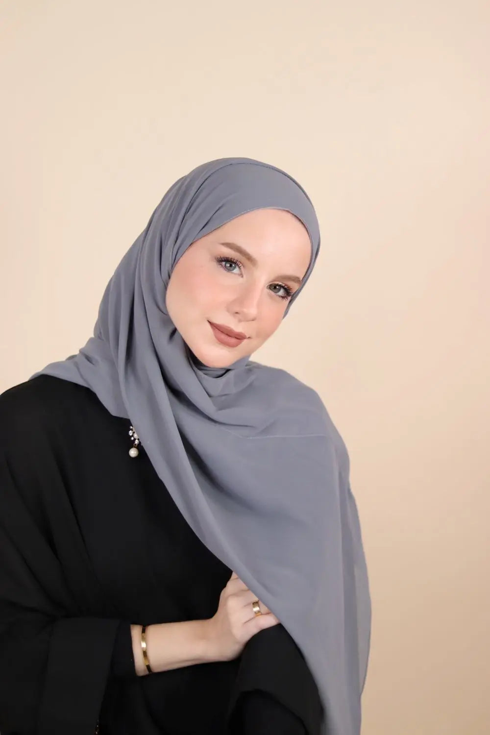 Plain Chiffon Instant Hijab Voile Fashion