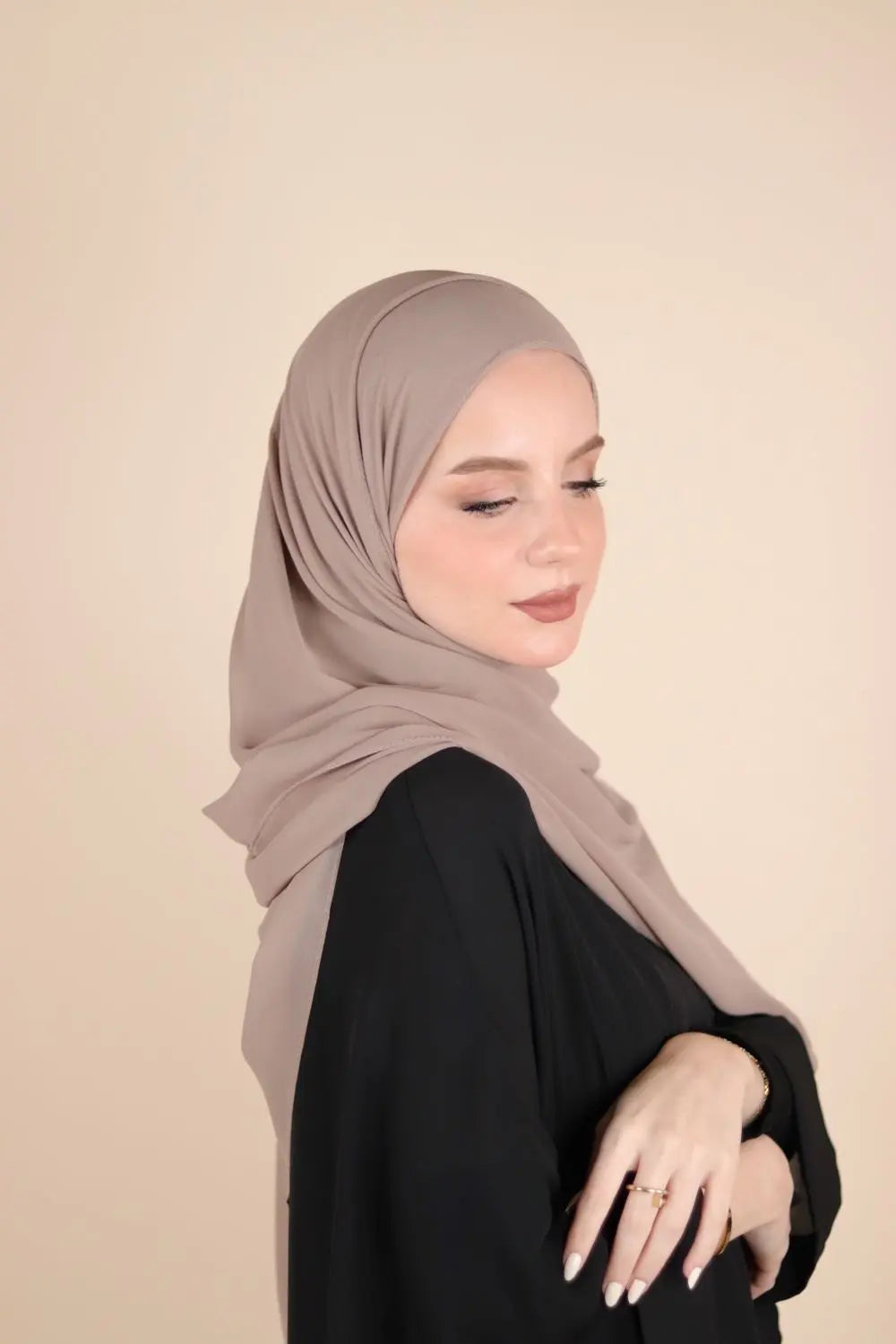 Plain Chiffon Instant Hijab Voile Fashion