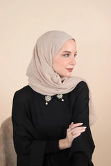 Plain Chiffon Instant Hijab Voile Fashion