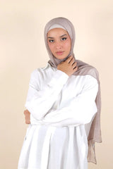 Plain Line Cashmere Hijab Voile Fashion