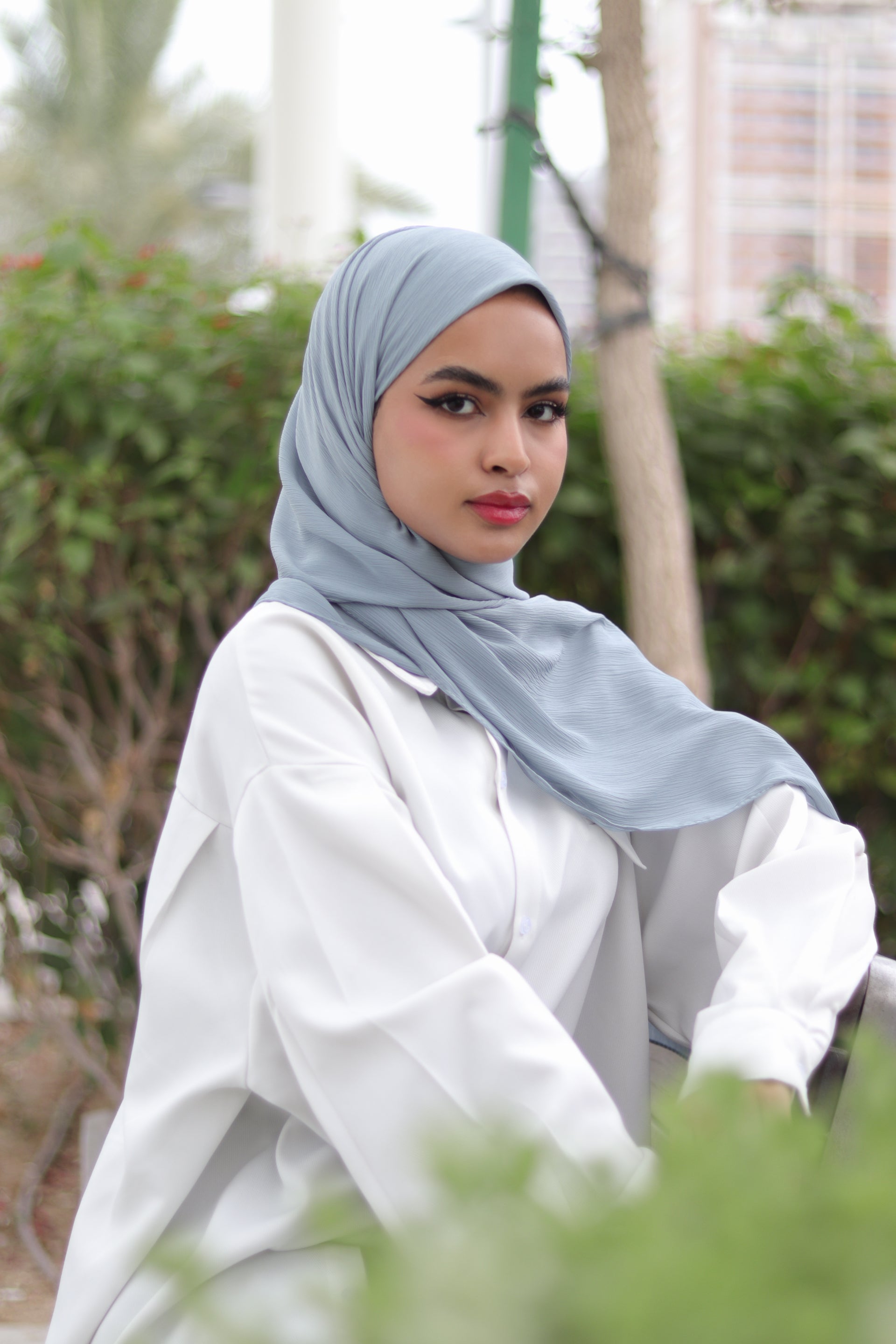 Pleated Hijab Voile Fashion