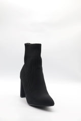 Pointed Heel Boot Voile Fashion