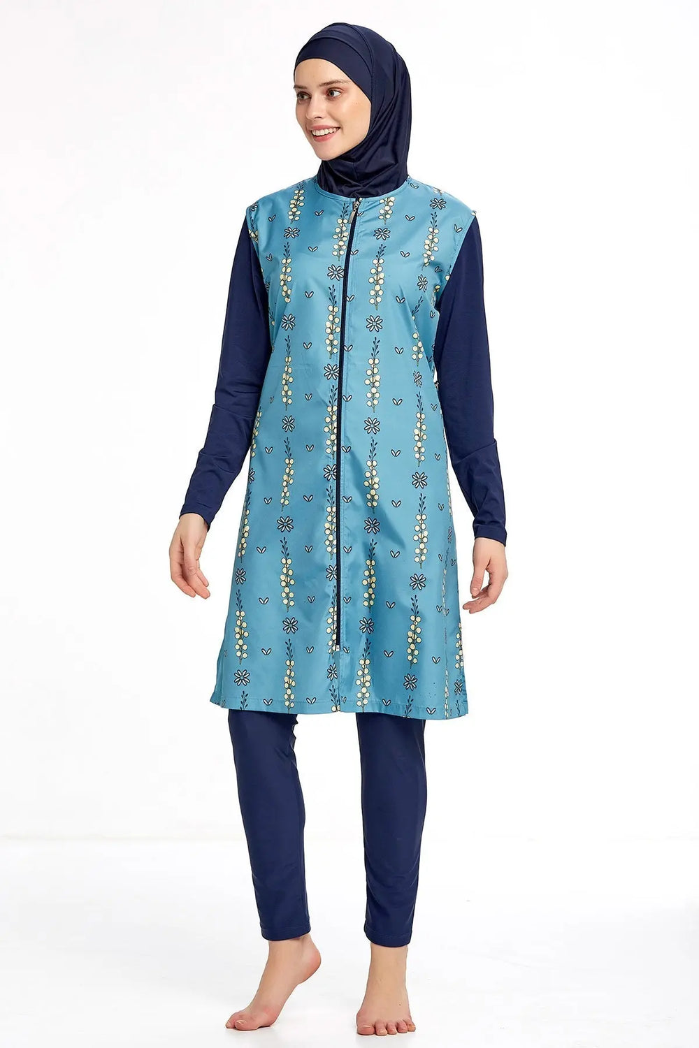 Rozamay Burkini Swimsuit 0938 Voile Fashion