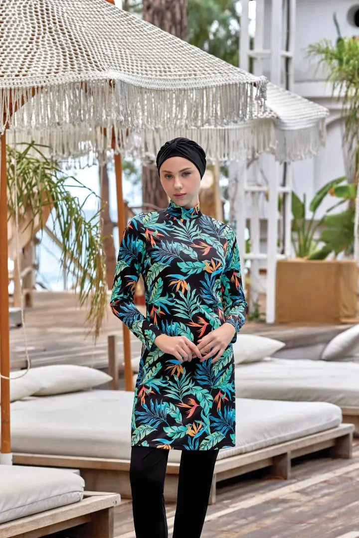 Rozamay Burkini Swimsuit 9003 Voile Fashion