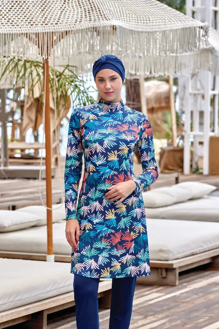 Rozamay Burkini Swimsuit 9005 Voile Fashion