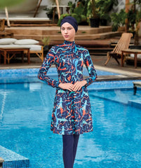 Rozamay Burkini Swimsuit 9009 Voile Fashion