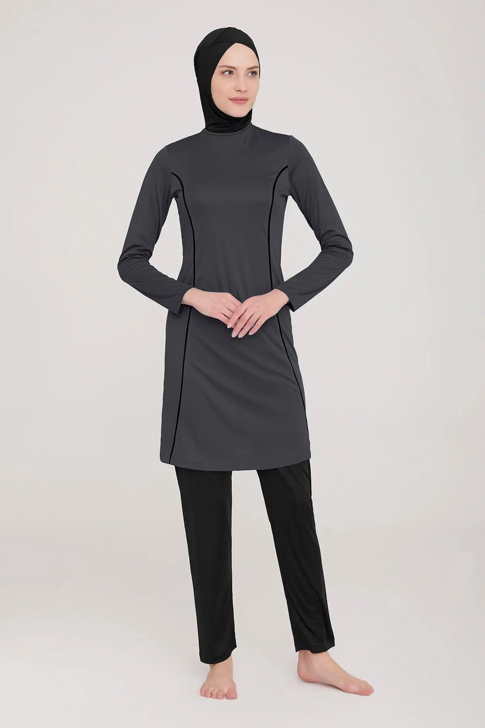 Rozamay Burkini Swimsuit-9021-B Voile Fashion