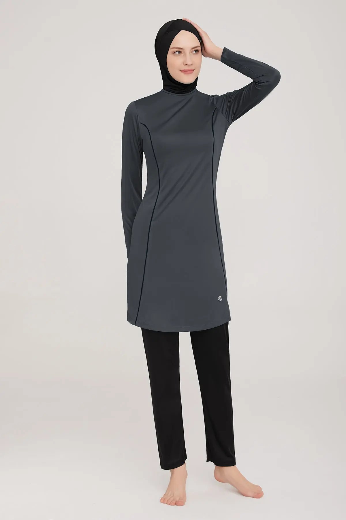 Rozamay Burkini Swimsuit-9021-B Voile Fashion