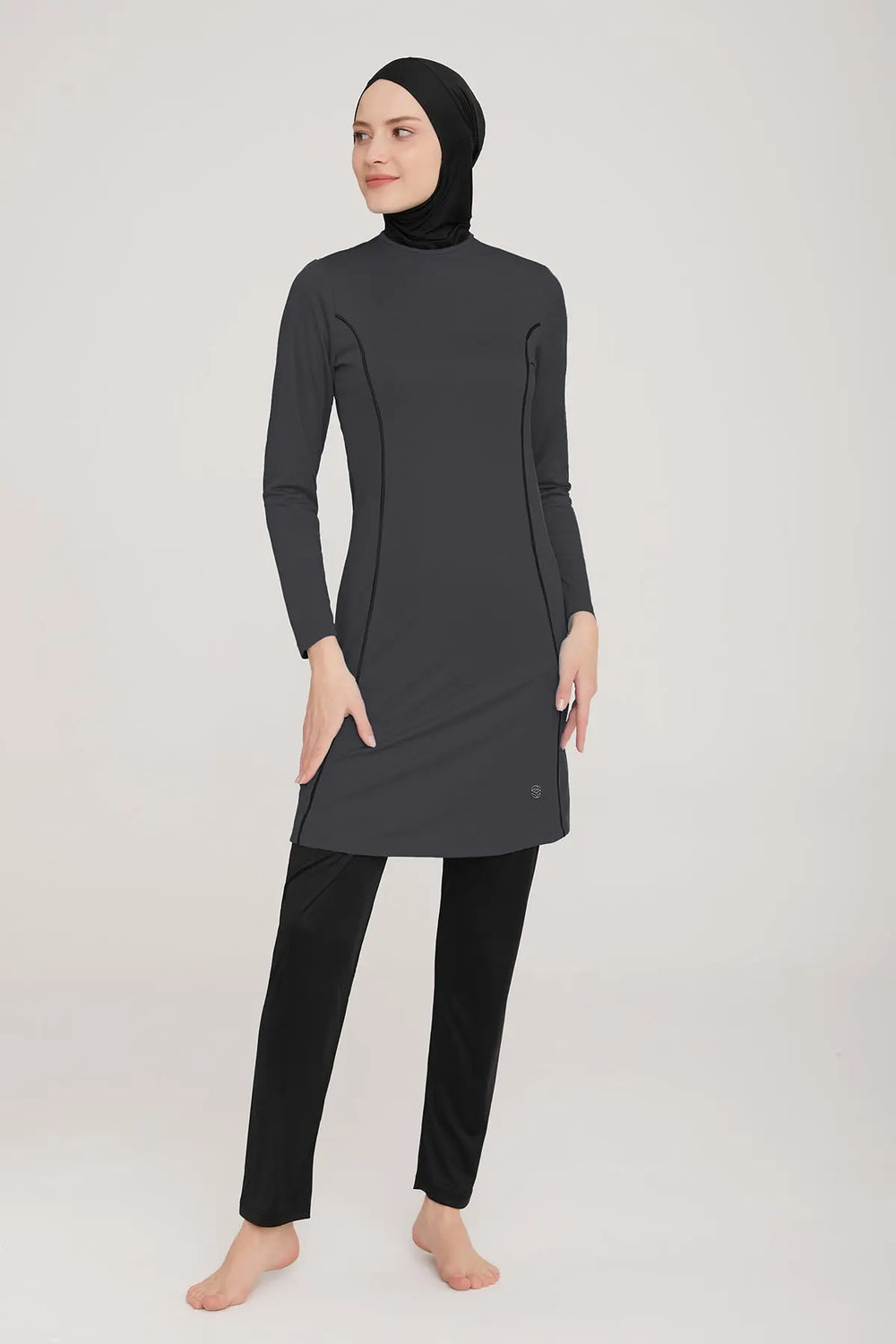 Rozamay Burkini Swimsuit-9021-B Voile Fashion