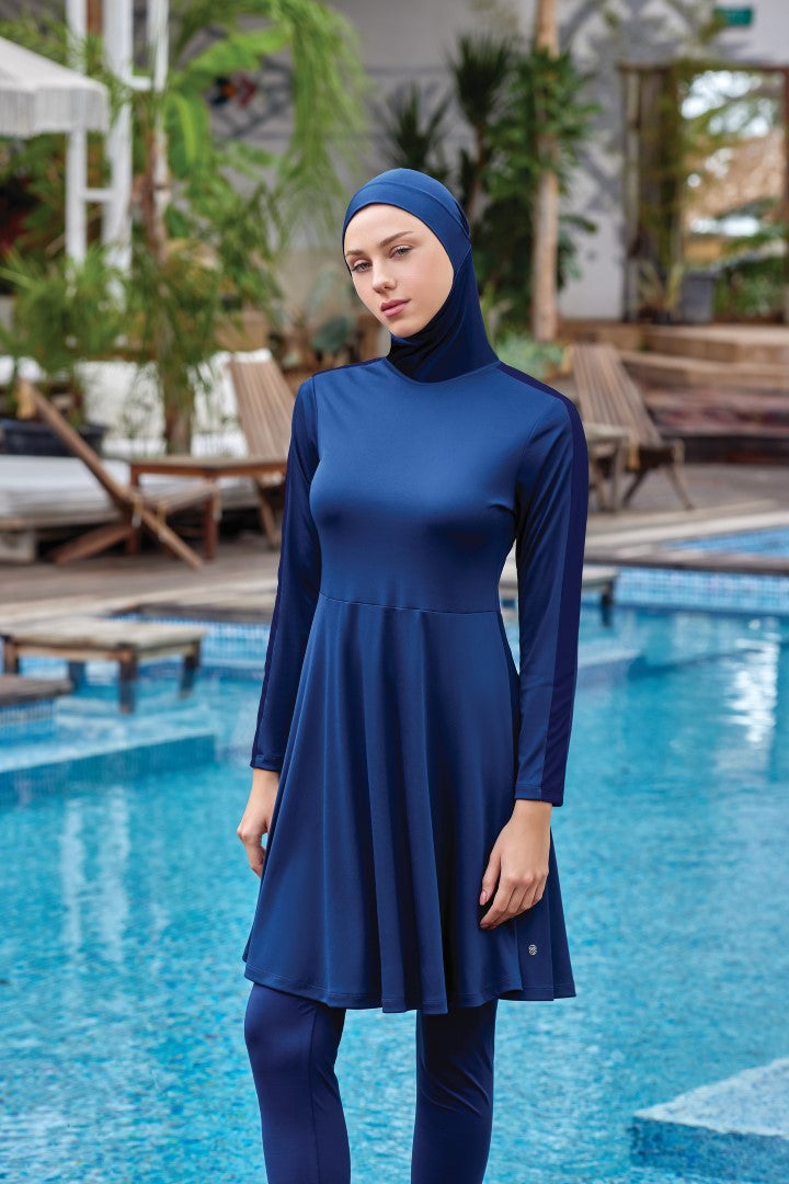 Rozamay Burkini Swimsuit-9022 Voile Fashion