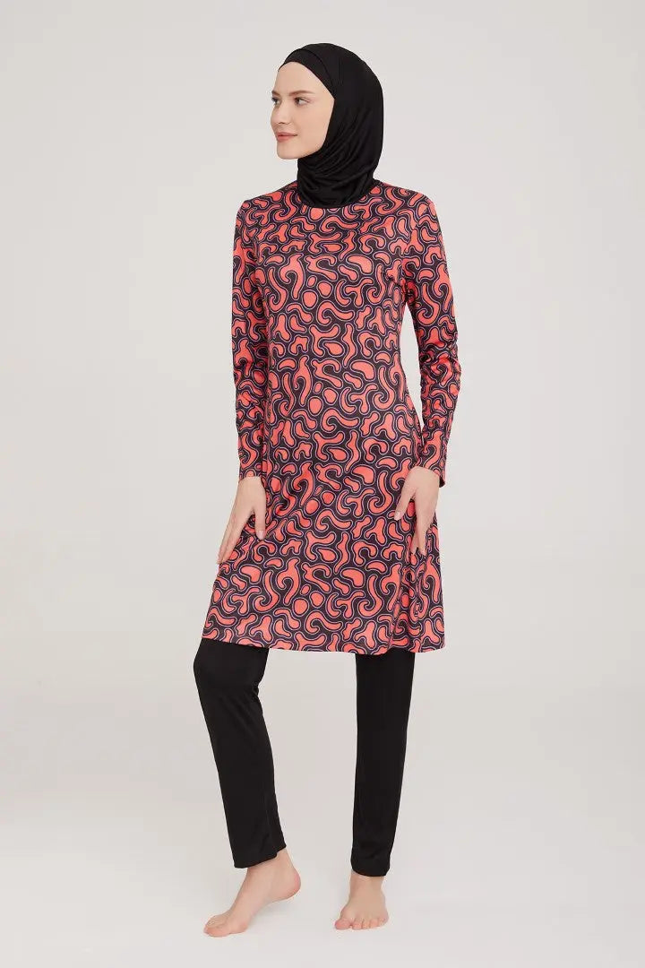 Rozamay Burkini Swimsuit-9025 Voile Fashion