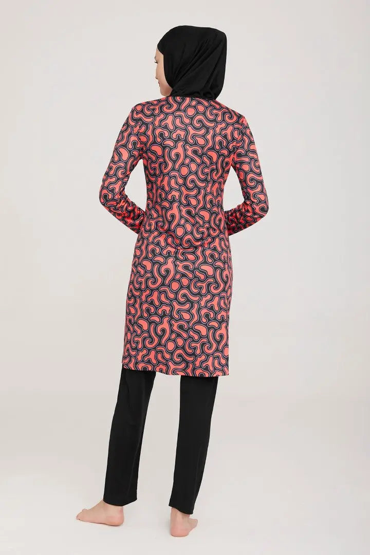 Rozamay Burkini Swimsuit-9025 Voile Fashion