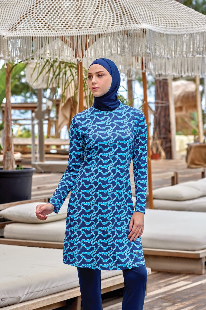 Rozamay Burkini Swimsuit-9026 Voile Fashion