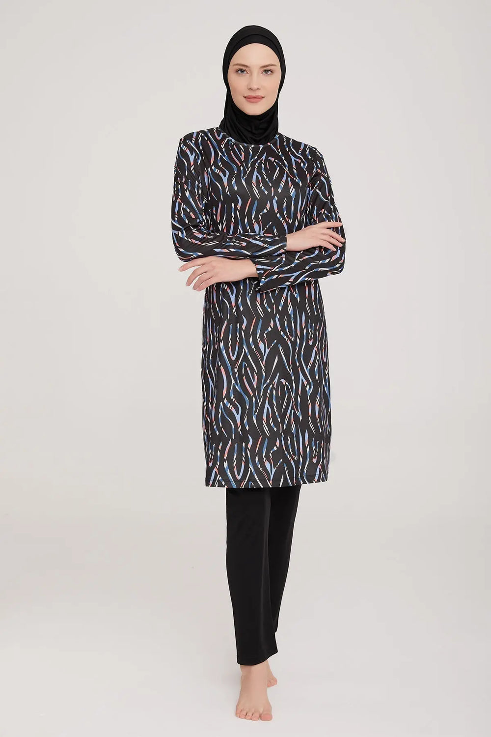 Rozamay Burkini Swimsuit 9032 Voile Fashion