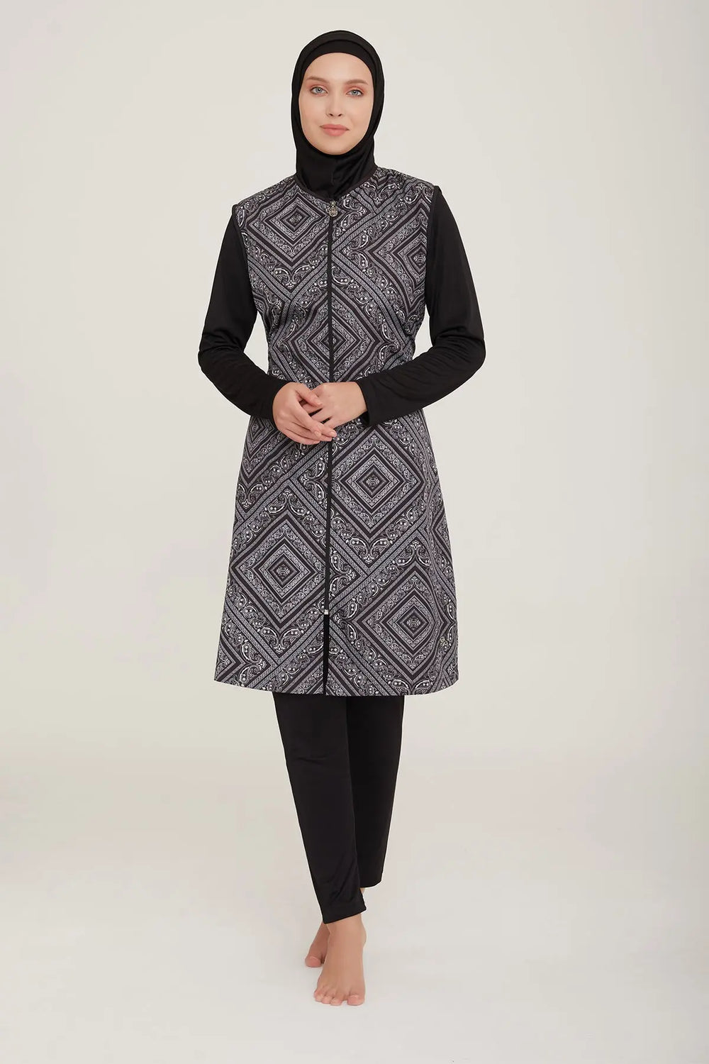 Rozamay Burkini Swimsuit 9035 Voile Fashion