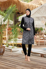 Rozamay Burkini Swimsuit 9035 Voile Fashion