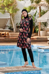 Rozamay Burkini Swimsuit 9037 Voile Fashion