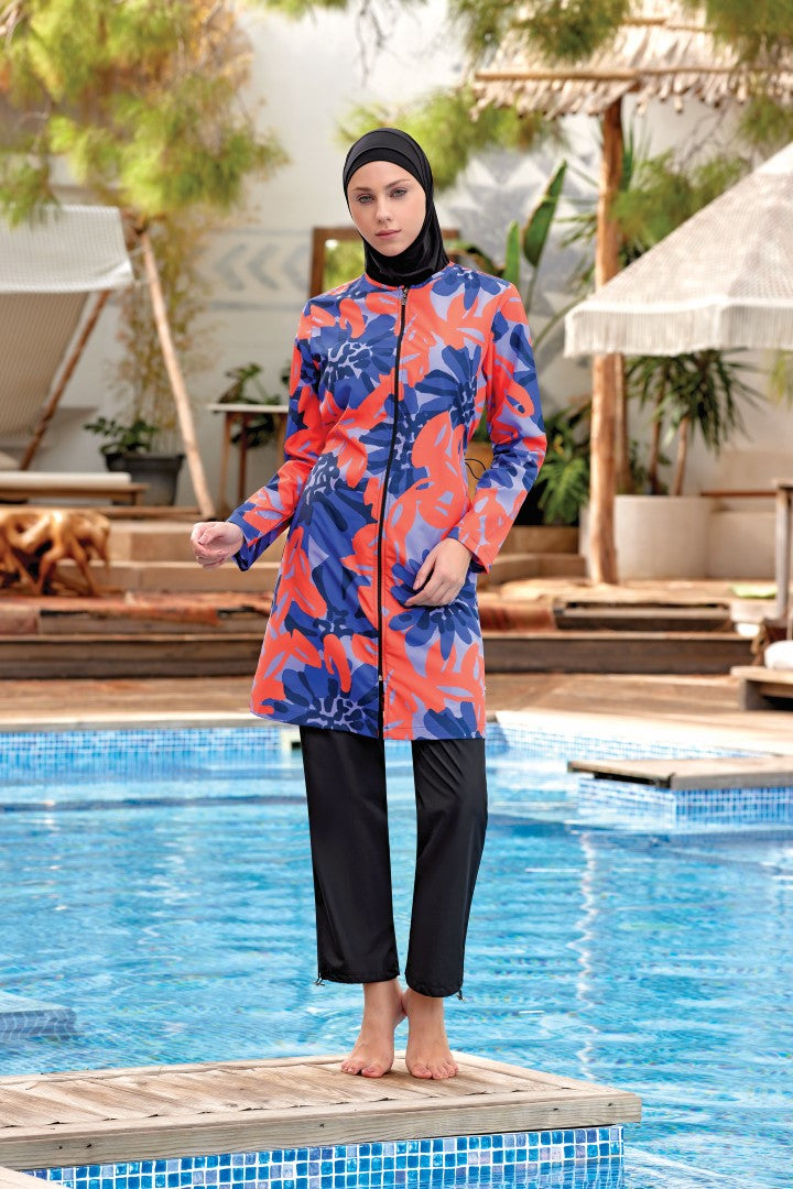 Rozamay Burkini Swimsuit 9061 Voile Fashion