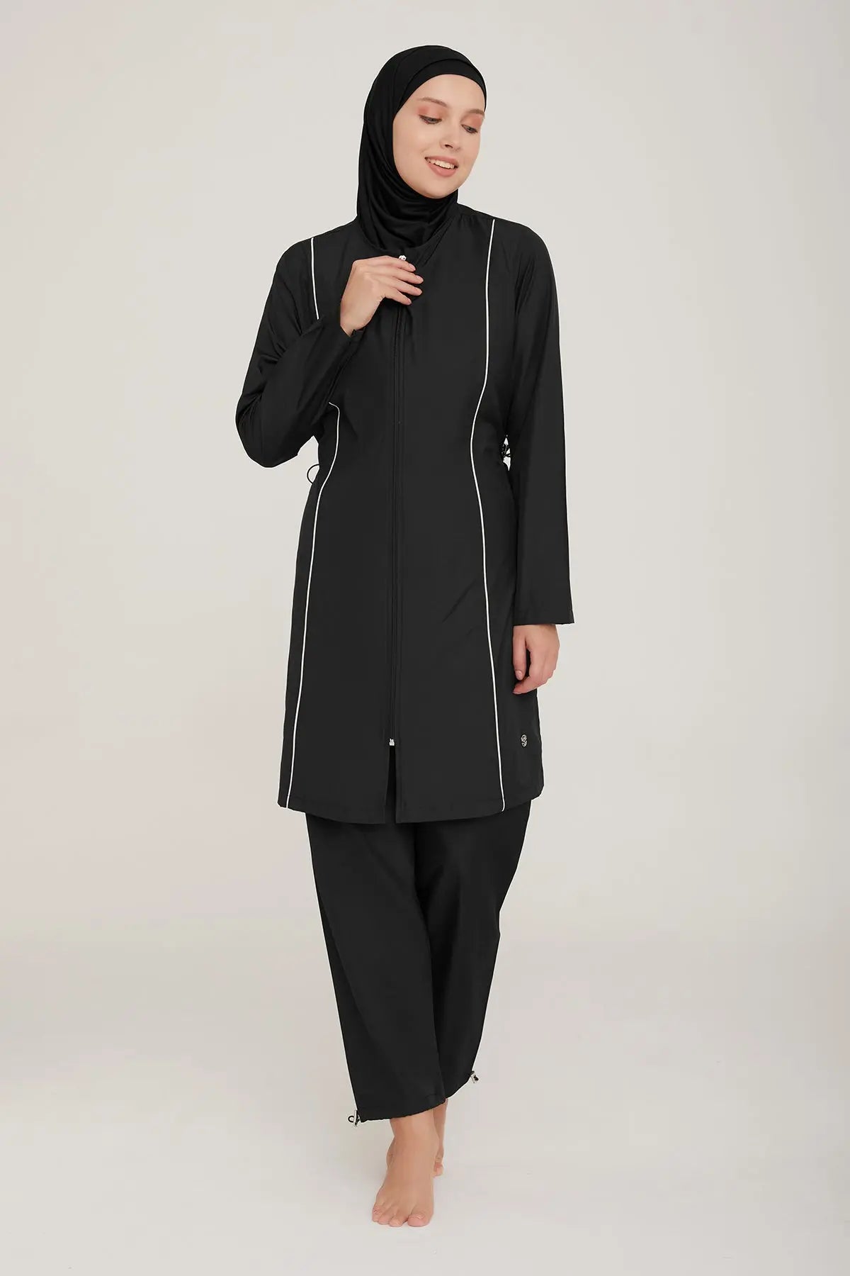 Rozamay Burkini Swimsuit-9075 Voile Fashion