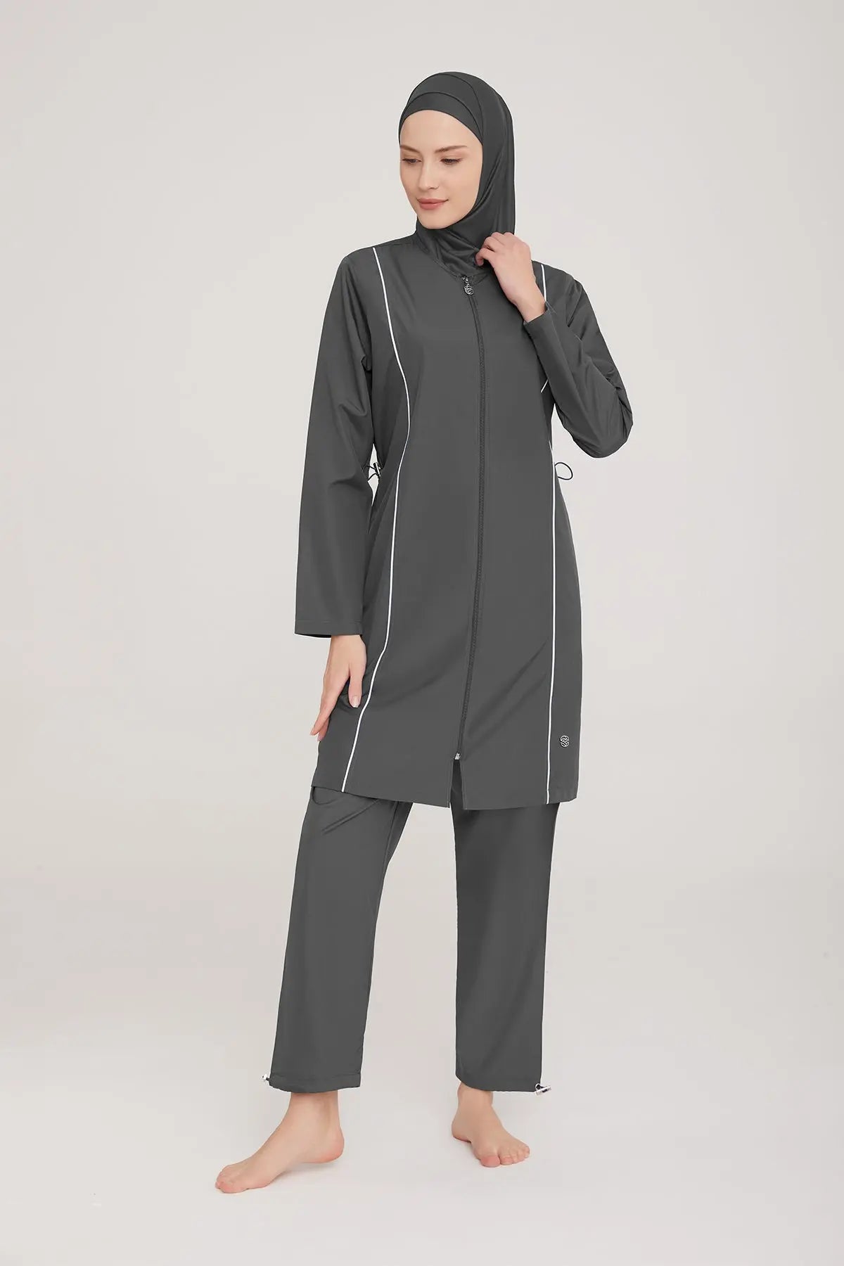 Rozamay Burkini Swimsuit-9075 Voile Fashion