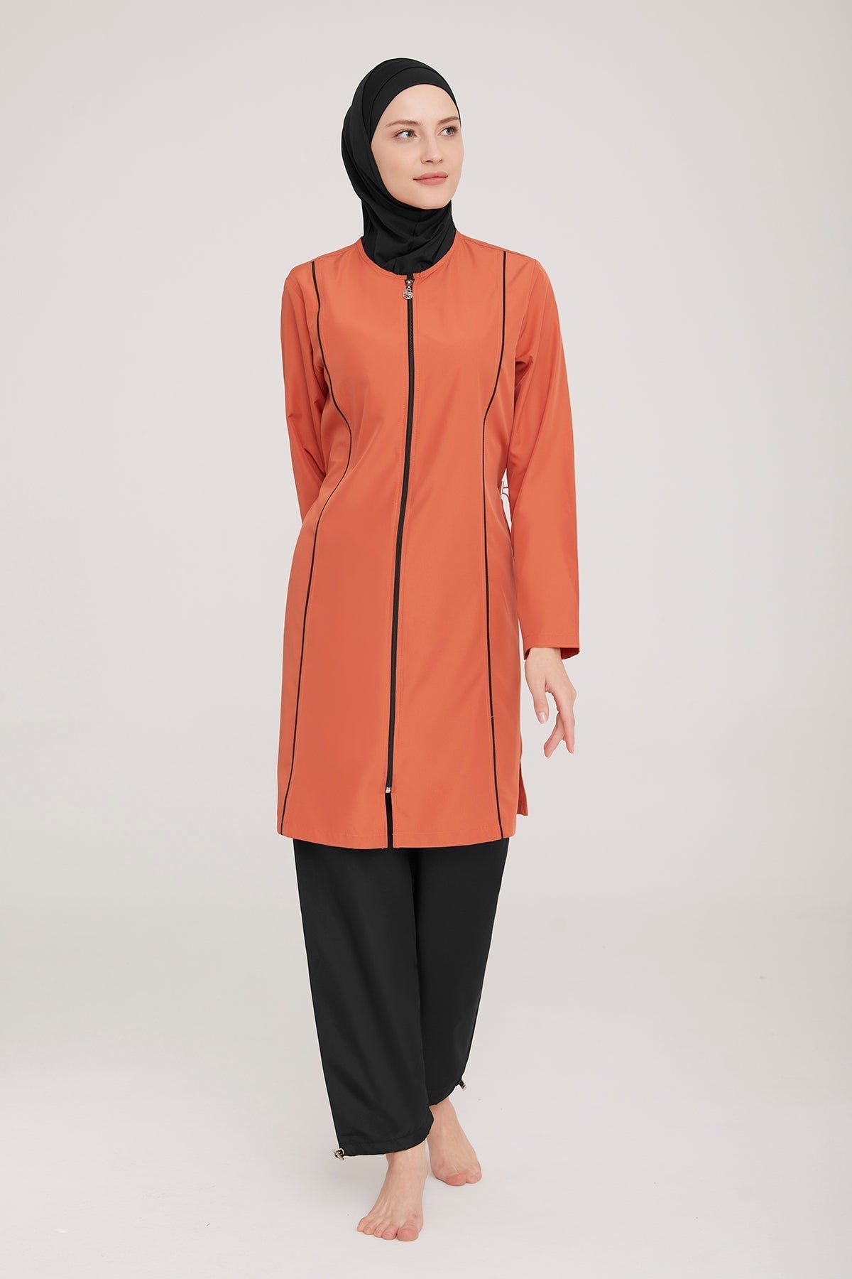 Rozamay Burkini Swimsuit-9075 Voile Fashion