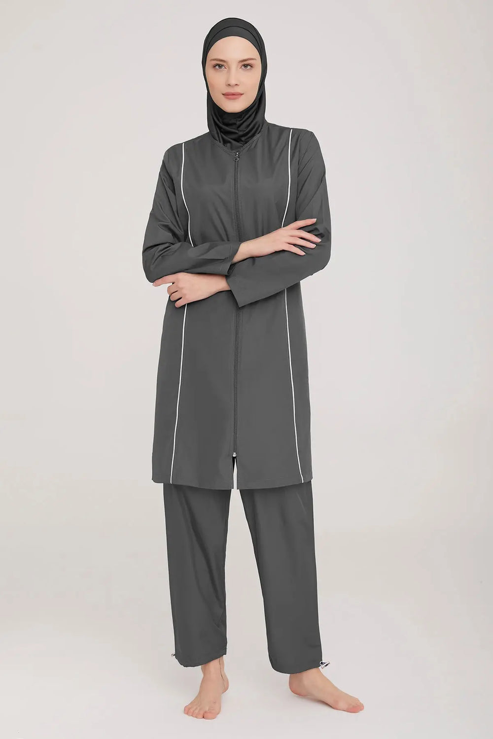 Rozamay Burkini Swimsuit-9075 Voile Fashion