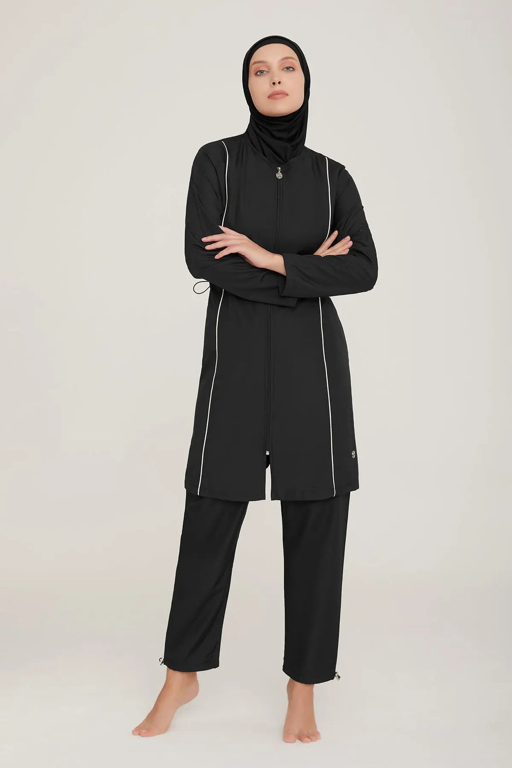 Rozamay Burkini Swimsuit-9075 Voile Fashion