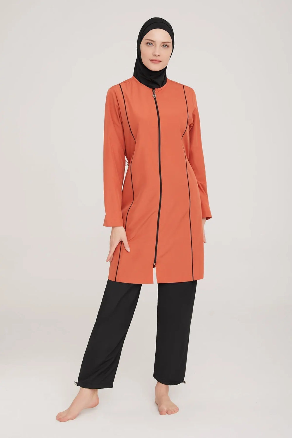 Rozamay Burkini Swimsuit-9075 Voile Fashion