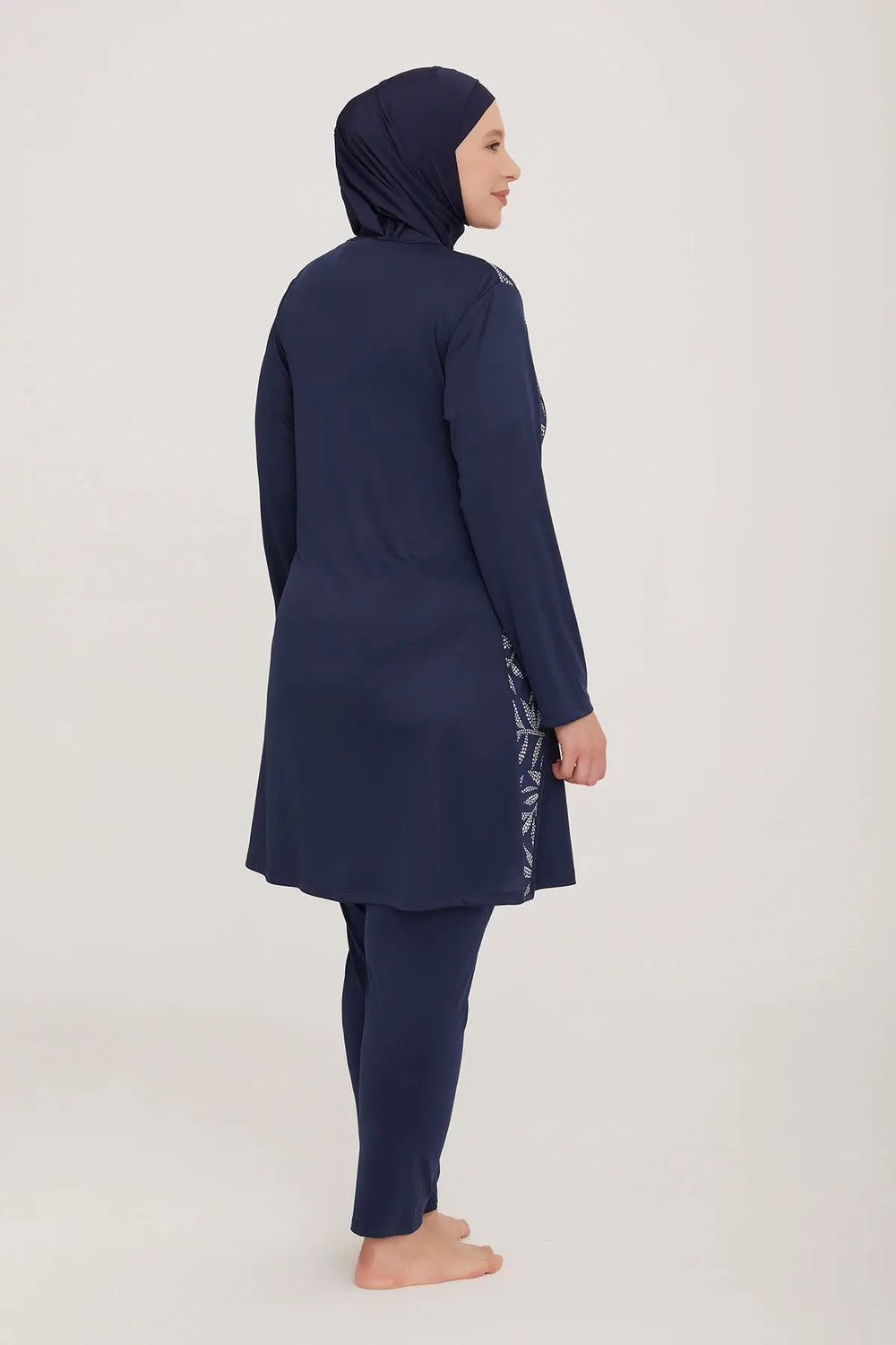 Rozamay Burkini Swimsuit-9102 Voile Fashion