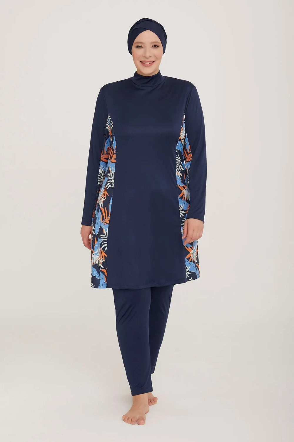 Rozamay Burkini Swimsuit-9106 Voile Fashion