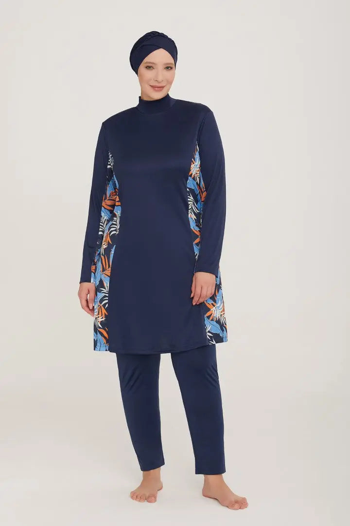 Rozamay Burkini Swimsuit-9106 Voile Fashion
