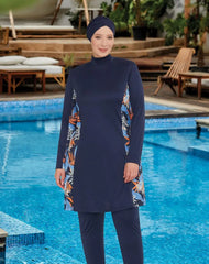 Rozamay Burkini Swimsuit-9106 Voile Fashion