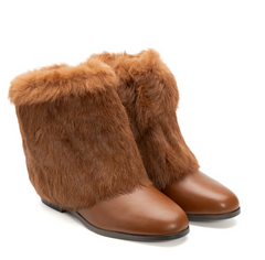 Fur Flat Boot