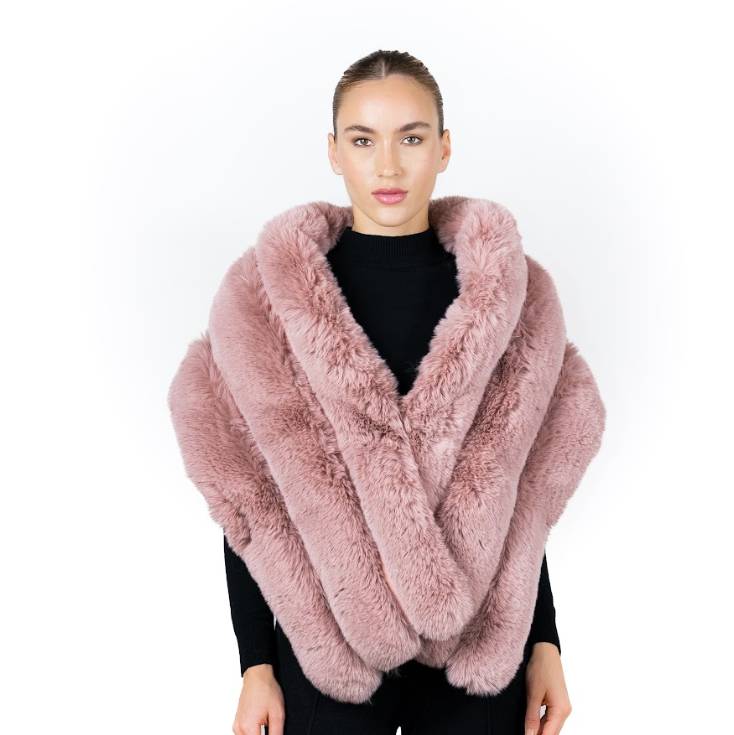 Soft Fur Shoulder Scarf - Voile Fashion