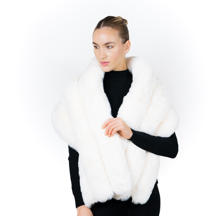 Soft Fur Shoulder Scarf - Voile Fashion