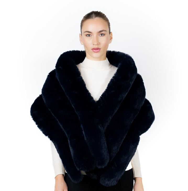 Soft Fur Shoulder Scarf - Voile Fashion
