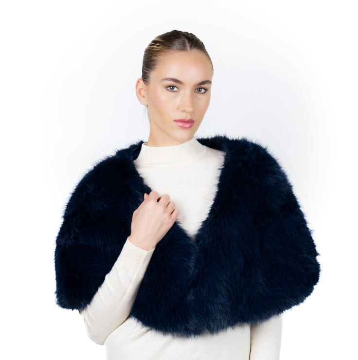 Soft Fur Shoulder Scarf - Voile Fashion