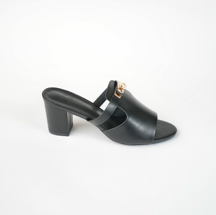 Open Block Heel - Voile Fashion