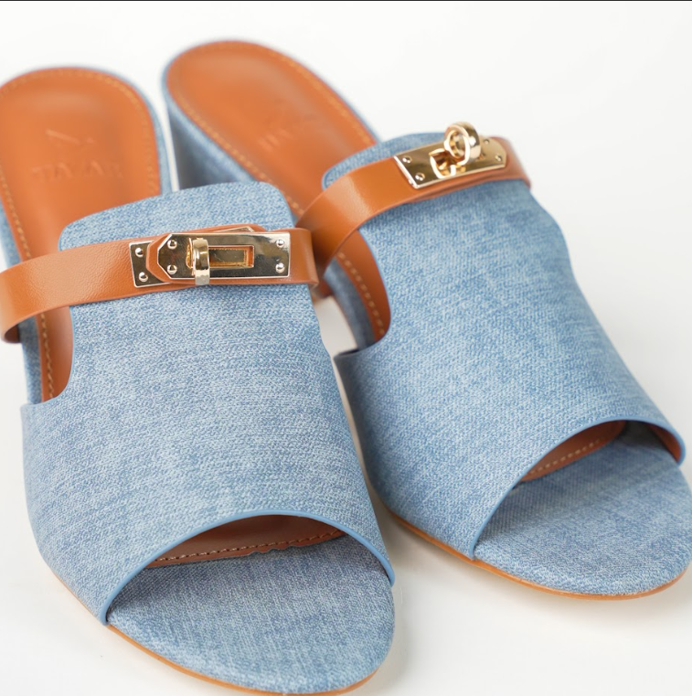 Open Block Heel - Voile Fashion