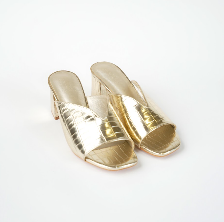 Open Block Heel - Voile Fashion