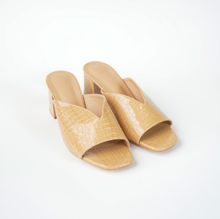 Open Block Heel - Voile Fashion