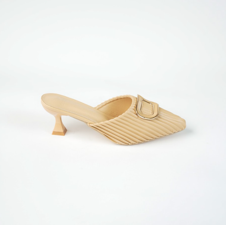 Kitten Heel Mule - Voile Fashion
