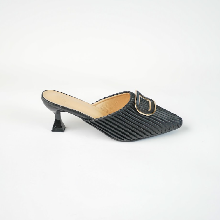 Kitten Heel Mule - Voile Fashion