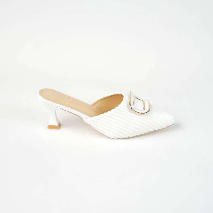 Kitten Heel Mule - Voile Fashion