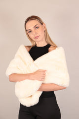 Soft Fur Shoulder Scarf Voile Fashion