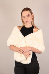 Soft Fur Shoulder Scarf Voile Fashion