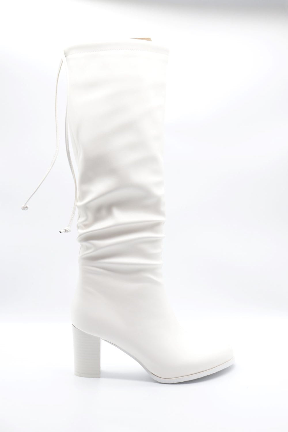 Square Heel Boot Voile Fashion