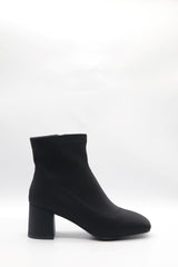 Square Heel Boot Voile Fashion