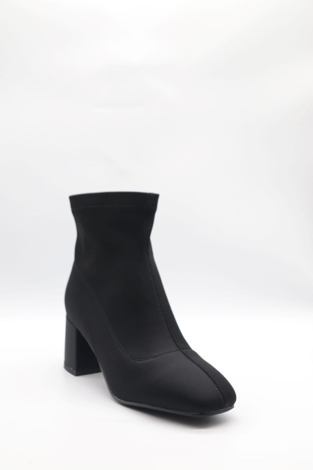 Square Heel Boot Voile Fashion