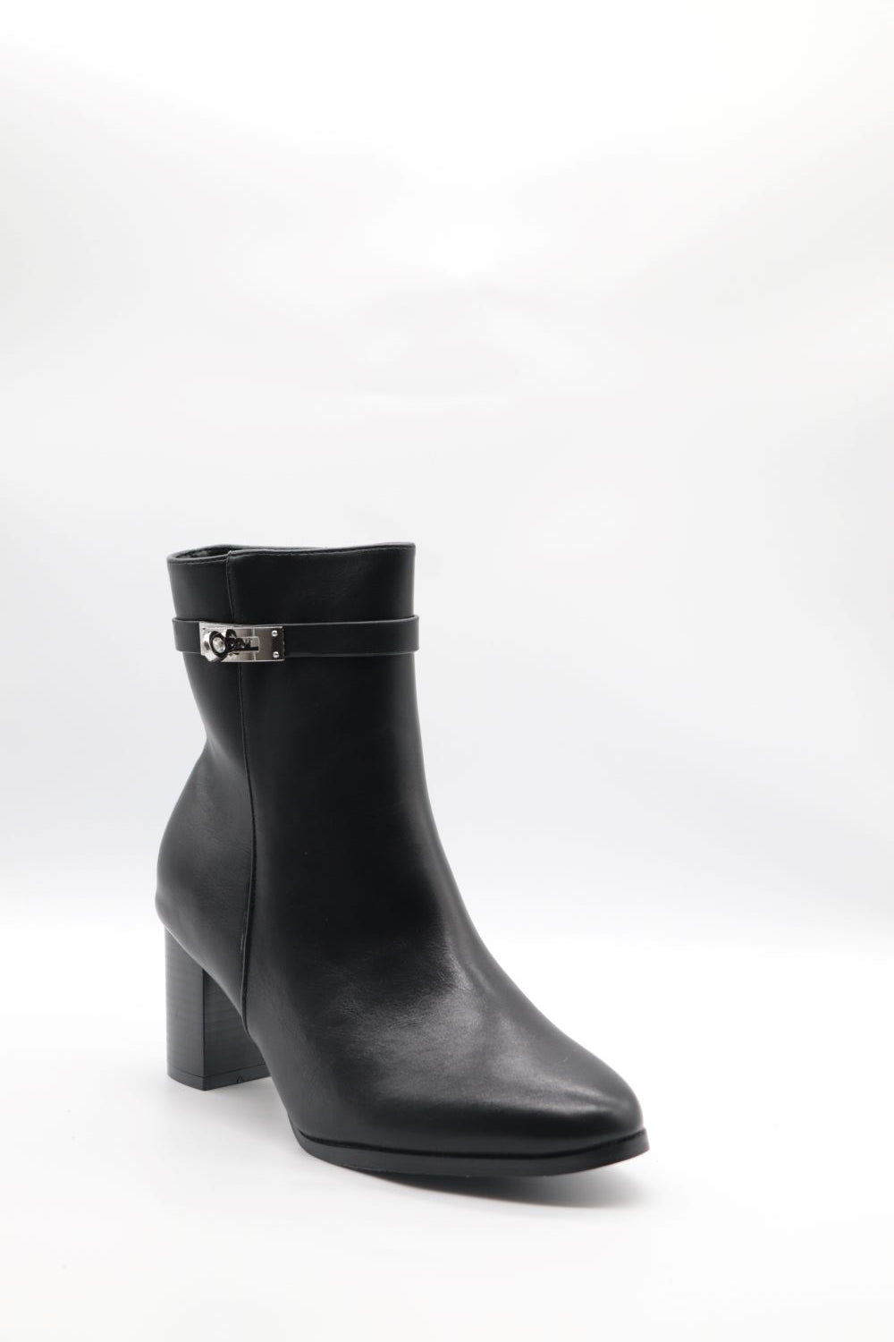 Square Heel Boot Voile Fashion